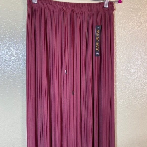 NEW mix elastic‎ waistband maxi skirt size-2 - Picture 2 of 4